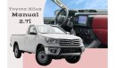 تويوتا هيلوكس TOYOTA HILUX 2.7L 4X4 S/C MID M/T PTR