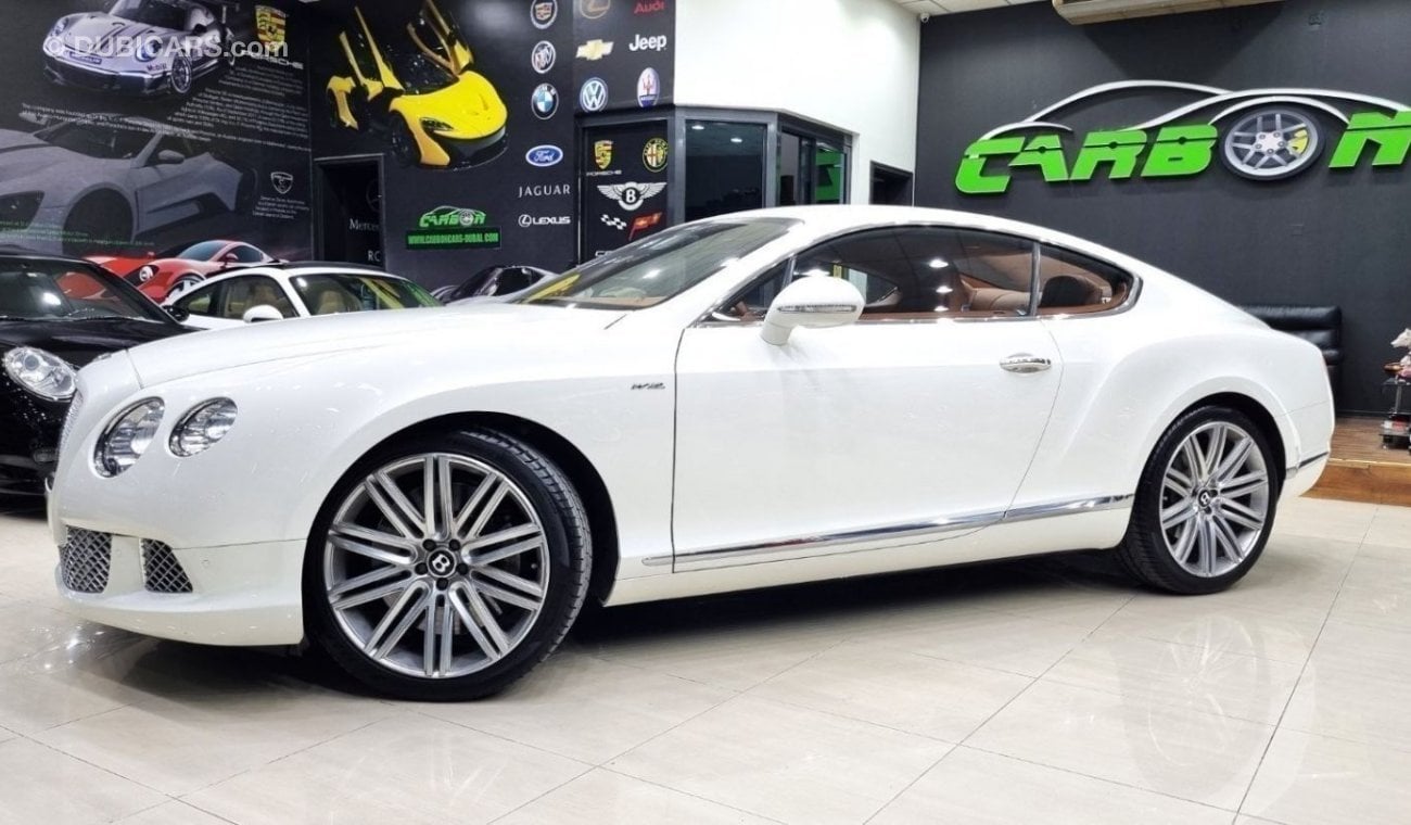 Bentley Continental GT SUMMER PROMOTION BENTLEY GT SPEED 2013 GCC IN IMMACULATE CONDITION WITH 42K KM FSH FROM DEALER