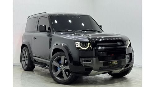 لاند روفر ديفندر P525 90 V8 2023 Land Rover Defender 90 P525 V8, Sep 2027 Land Rover Warranty, Very Low Kms, GCC