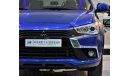 Mitsubishi ASX ORIGINAL PAINT ( صبغ وكاله ) Mitsubishi ASX 2017 Model!! in Blue Color! GCC Specs