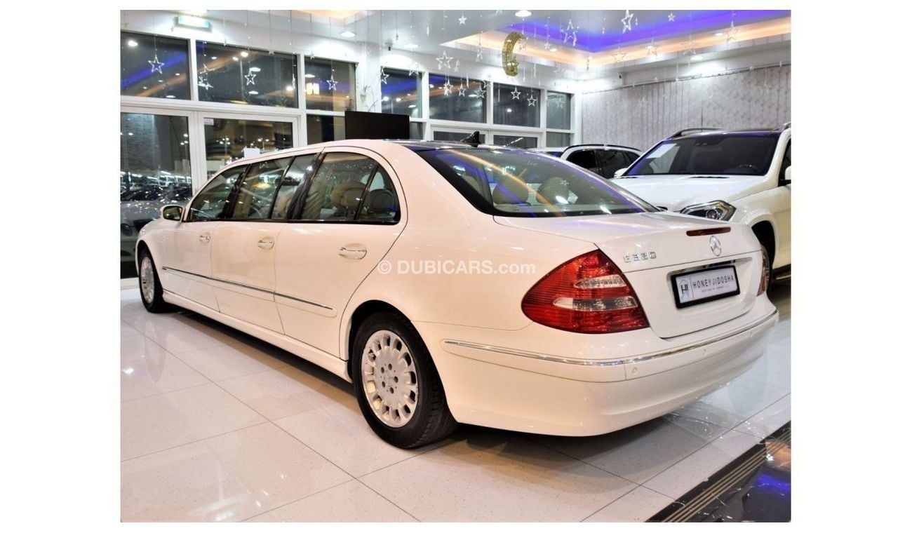 Mercedes-Benz E 320 EXCELLENT DEAL for our Mercedes Benz E320 ELEGANCE ( LIMOUSINE ) 2003 Model!! in White Color! GCC Sp