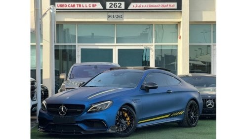 مرسيدس بنز C 63 AMG Std مرسيدس بنز C63S  خليجي 2017 فل ابشن 5 فصوص فل كاربون فايبر بحاله ممتازه