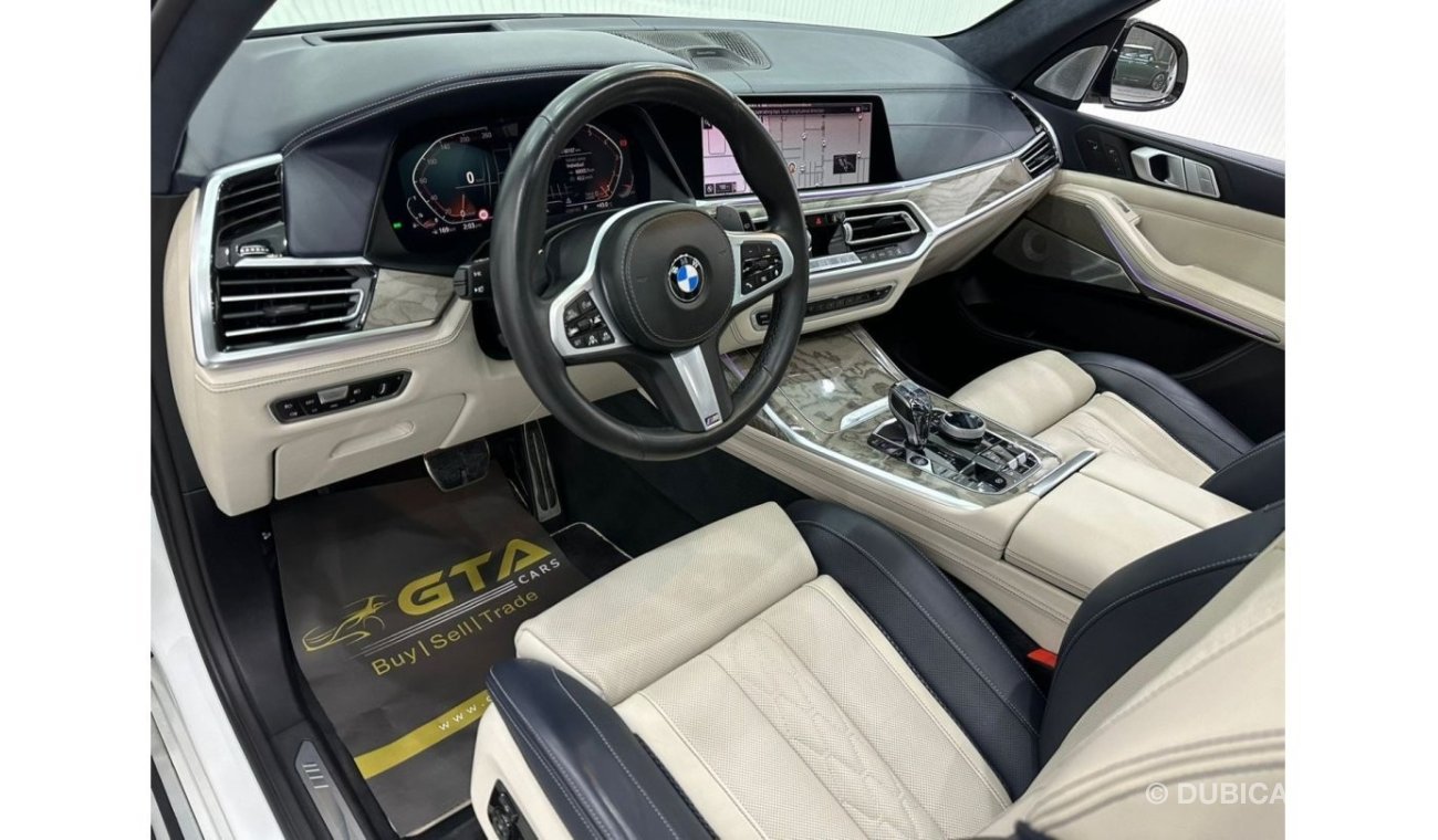 بي أم دبليو X7 2019 BMW X7 xDrive50i M-Sport Masterclass, Aug 2024 Warranty + Aug 2027 Service Pack, Full Option