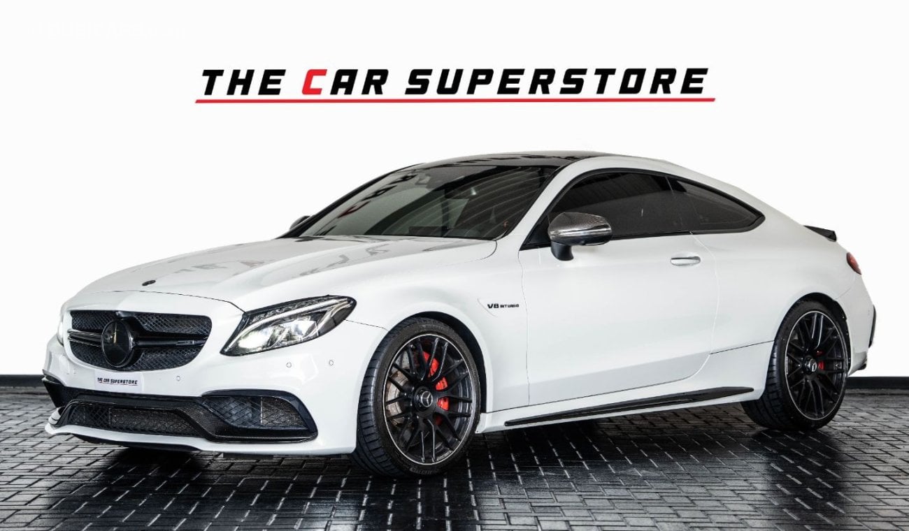 Mercedes-Benz C 63 Coupe 2018 - MERCEDES BENZ C63 AMG - GCC - FULL SERVICE HISTORY - 1 YEAR WARRANTY