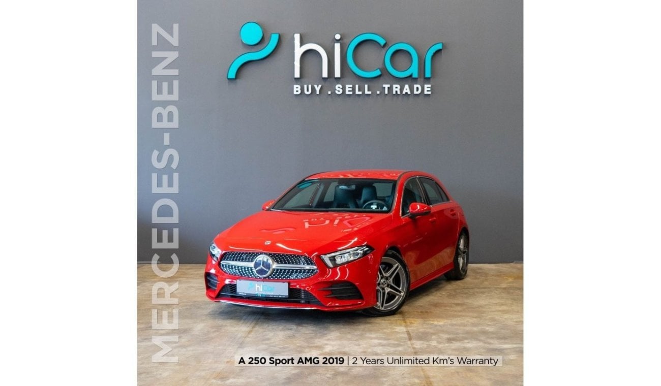 Mercedes-Benz A 250 Sport AMG AED 2,089 pm • 0% Downpayment • AMG • 2 Years Warranty