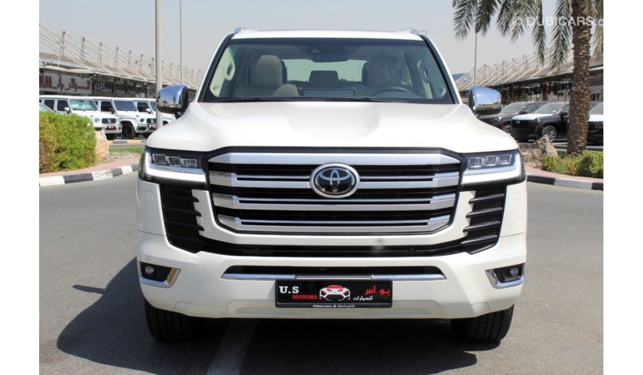 تويوتا لاند كروزر TOYOTA LAND CRUISER VXR FULL OPTION 2023 GCC AL FUTTAIM LOW MILEAGE WITH AGENCY WARRANTY IN MINT CON