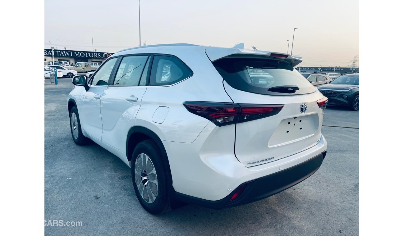 تويوتا هايلاندر TOYOTA HIGHLANDER GLE 2.5L HYBRID 2024 MODEL pearl white