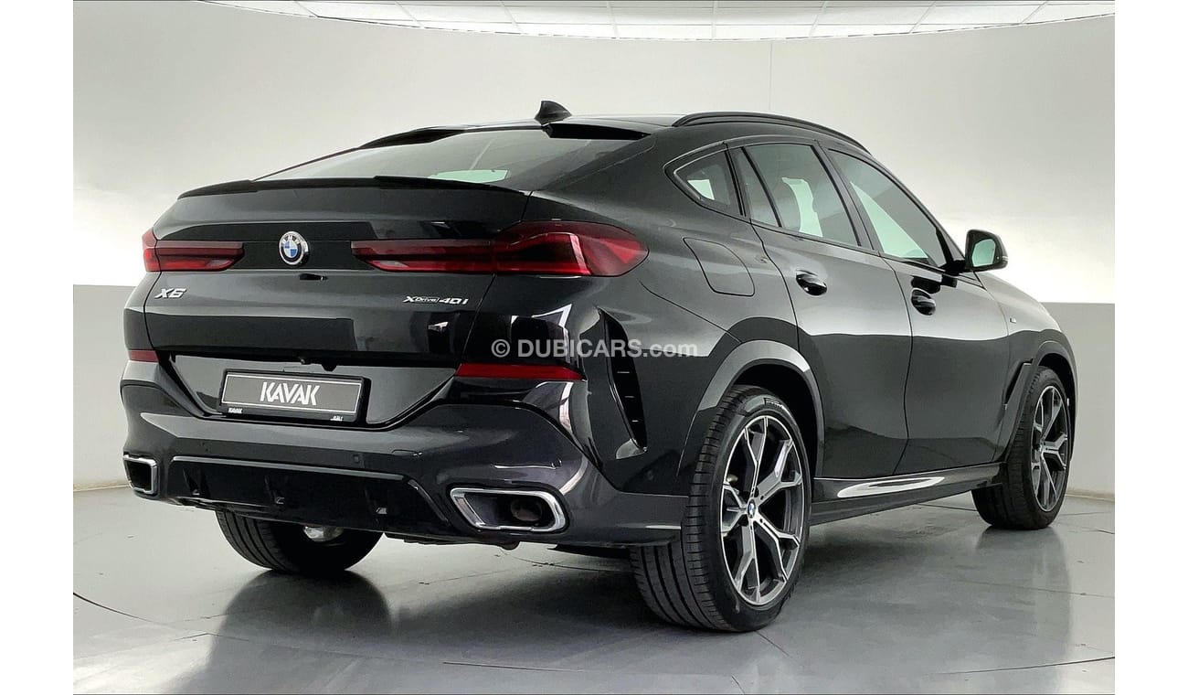 بي أم دبليو X6 40i M Sport | سنة ضمان مجانية | نسبة التمويل 1.99% | خالية من أضرار الفيضانات