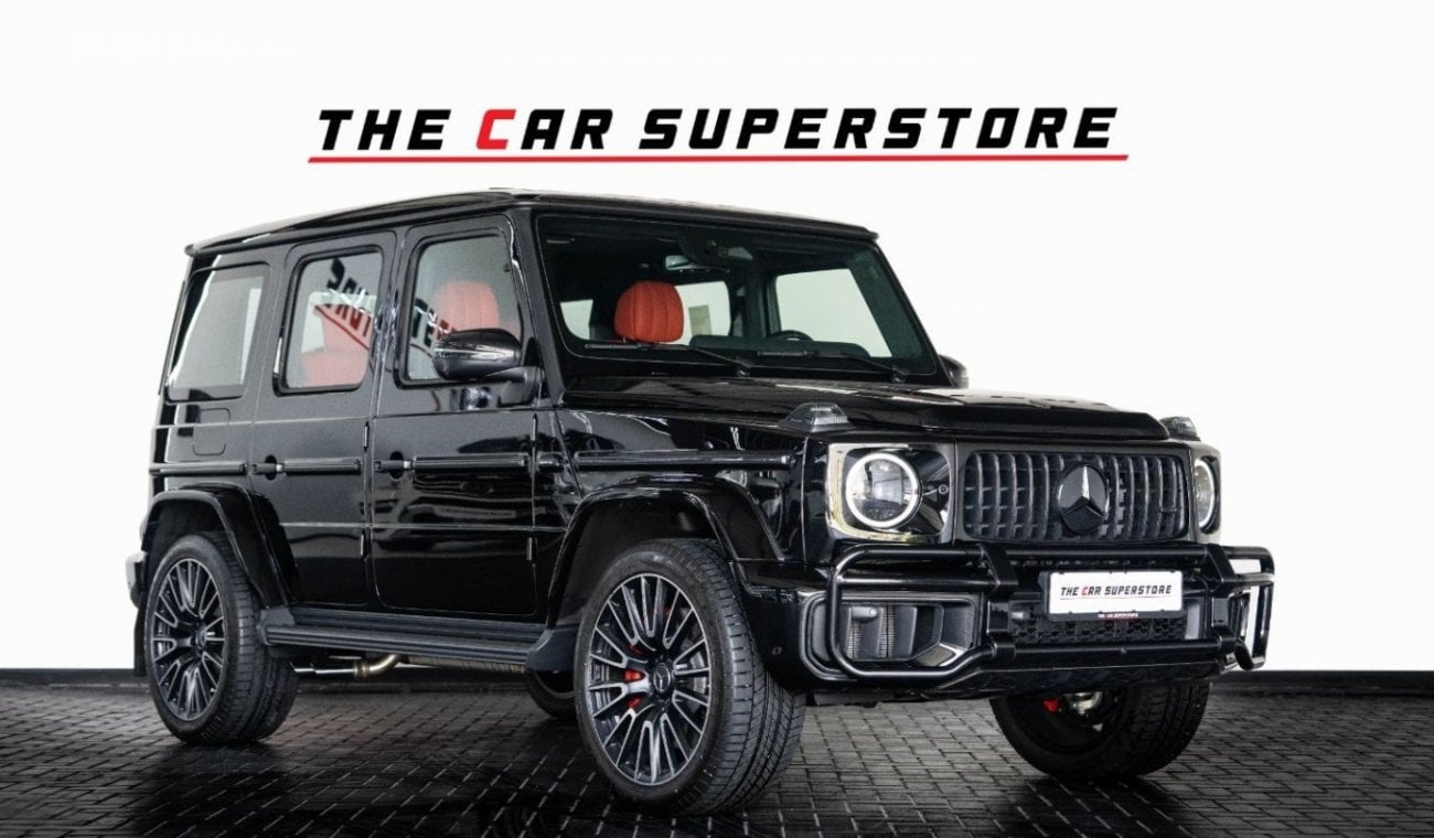 مرسيدس بنز G 63 AMG 2025 MERCEDES BENZ G63 AMG | DOUBLE NIGHT PACKAGE | CARBON PACKAGE | WARRANTY SERVICE TILL 2029