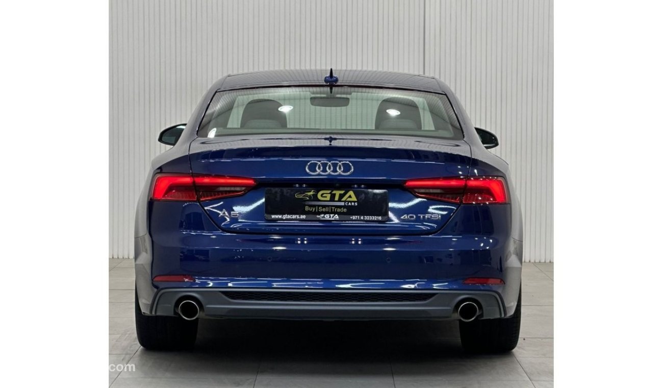 أودي A5 40 TFSI ديزاين ستايل و تيكنولوجي سيليكشين S-لاين 2017 Audi A5 40TFSI S-Line, August 2025 AAA Warrant