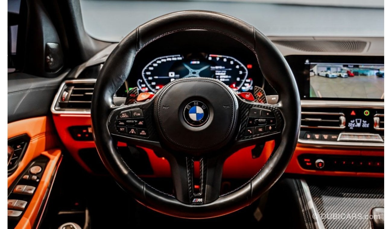 BMW M3 2022 BMW M3 Competition, 2027 BMW Warranty, 2028 BMW Service Contract, Low KMs, GCC