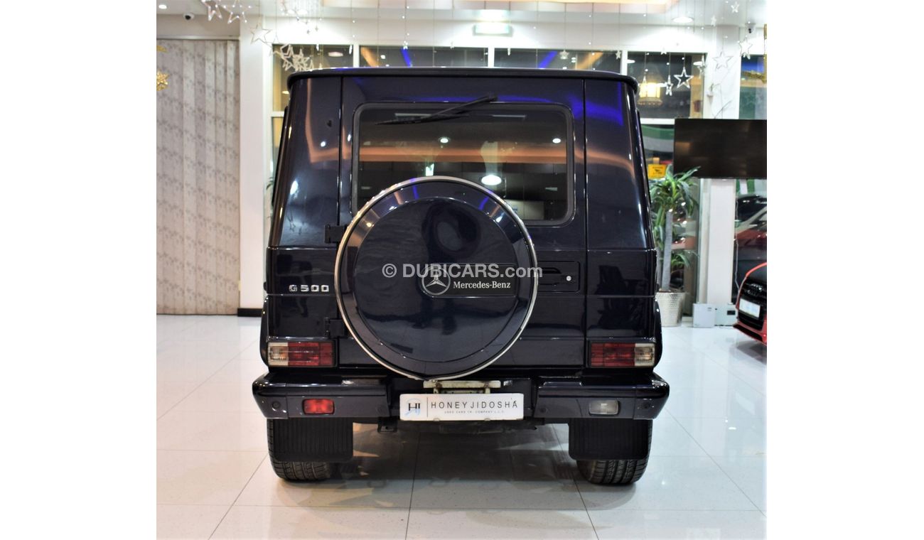 Mercedes-Benz G 500 EXCELLENT DEAL for our Mercedes Benz G500 ( 2002 Model! ) in Blue Color! GCC Specs