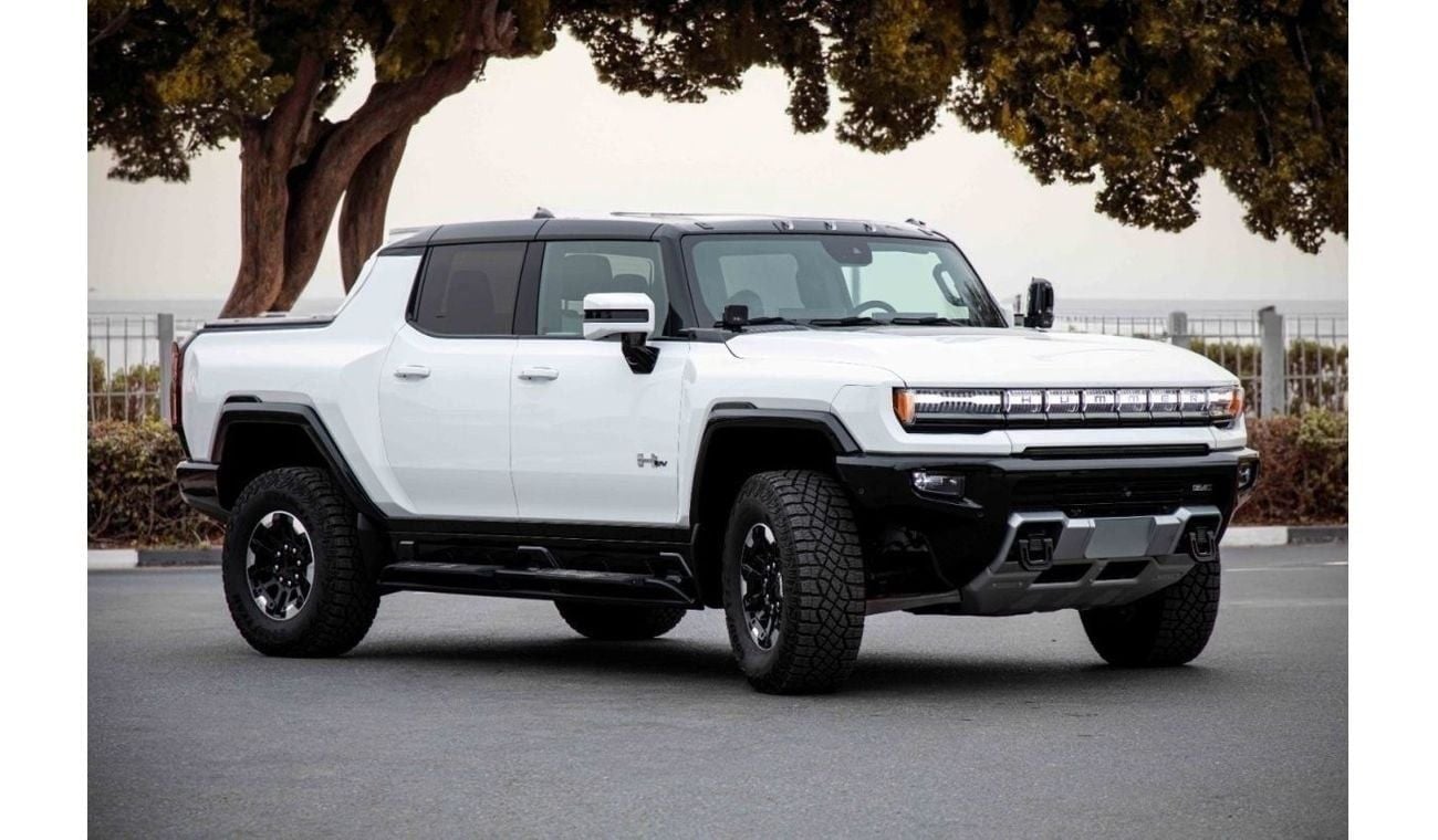 جي أم سي همر EV 2022 GMC Hummer EV Pick Up Edition1 - White inside black & white | Export Only