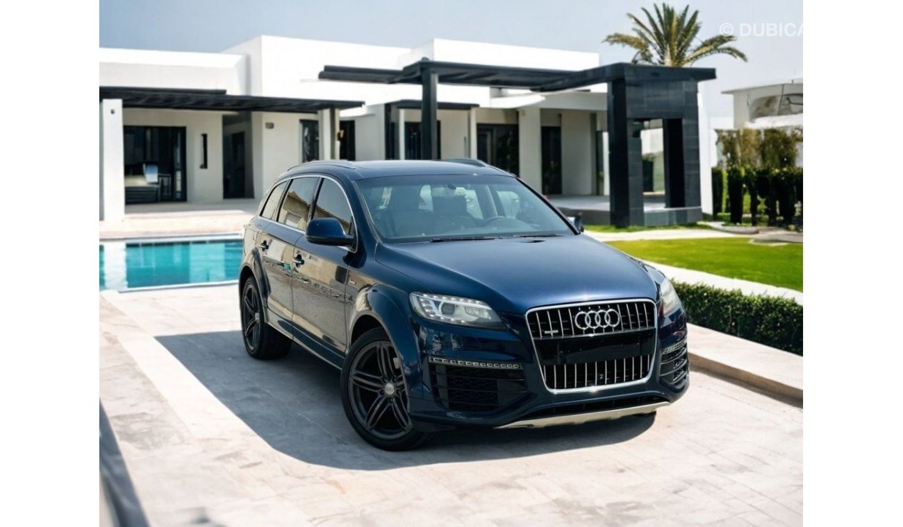 Audi Q7 FSI quattro S-Line AED 1,120 PM || AUDI Q7 3.0TC || S-LINE V6 || 0% DOWNPAYMENT || GCC || WELL MAI