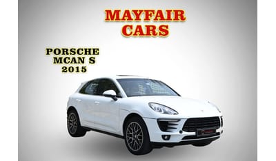 Porsche Macan S Base 3.0T AGENCY MAINTAINED - PORCSHE MACAN S 2015 - 3.0TC V6 4WD - RED INTERIOR - MINT CONDITION