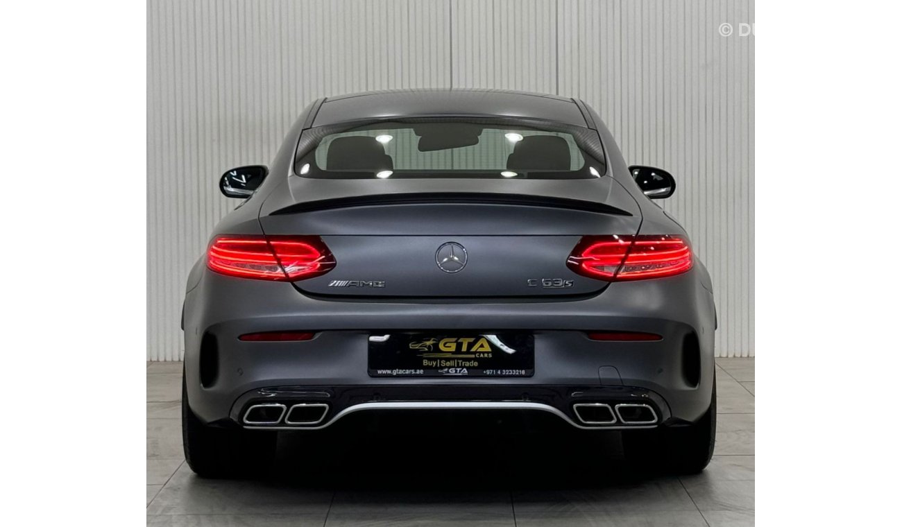 Mercedes-Benz C 63S AMG 2018 Mercedes Benz C63s AMG Coupe, Warranty, Full Service History, Full Options, Low Kms, GCC