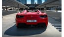 فيراري 488 Ferrari 488 Red 670hp 3.9L V8 Turbo.