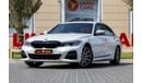 بي أم دبليو 320 M Sport 2.0L BMW 320i M-Sport 2020 GCC under Agency Warranty with Flexible Down-Payment.