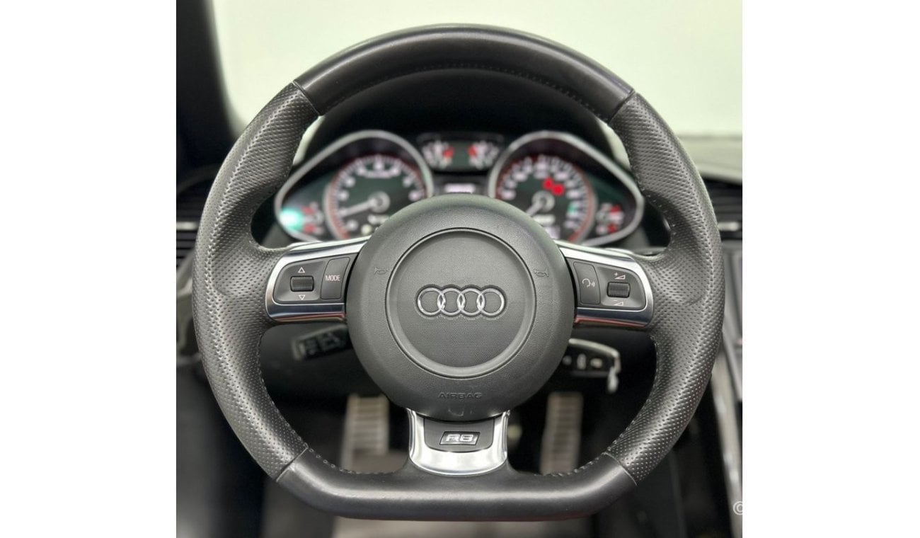 أودي R8 2012 Audi R8 Quattro V10 Spyder, Full Service History, Very Low Kms, GCC Specs