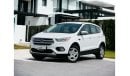 Ford Escape SE AED 460 P.M | FORD ESCAPE | 2.5L I4 | GCC SPECS | WELL MAINTAINED