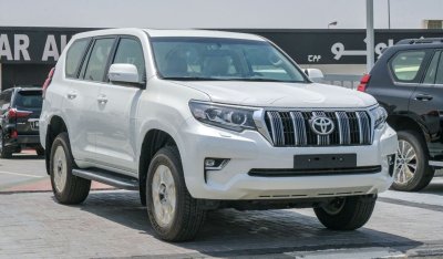 تويوتا برادو Toyota Prado VX 2.7L GCC White color Inside beige