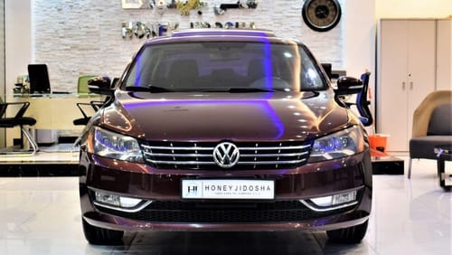 فولكس واجن باسات Volkswagen Passat 2013 Model!! in Burgundy Color! GCC Specs