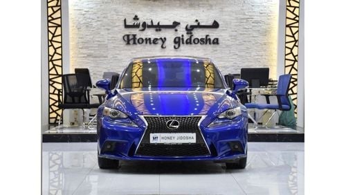 Lexus IS350 EXCELLENT DEAL for our Lexus IS350 F-Sport ( 2016 Model ) in Blue Color GCC Specs