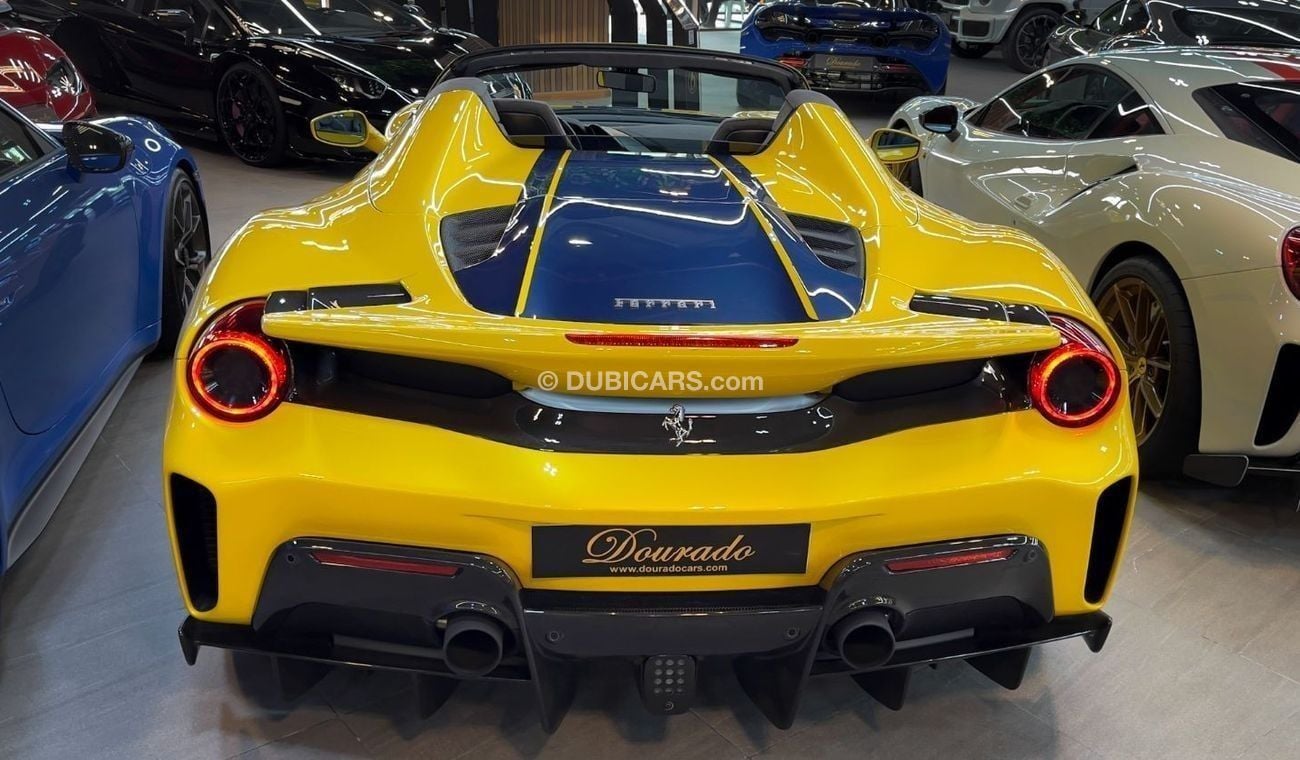 Ferrari 488 | EID AL ETIHAD SPECIAL PRICE | PISTA SPIDER | 2020 | GIALLO MODENA | FULL CARBON FIBER