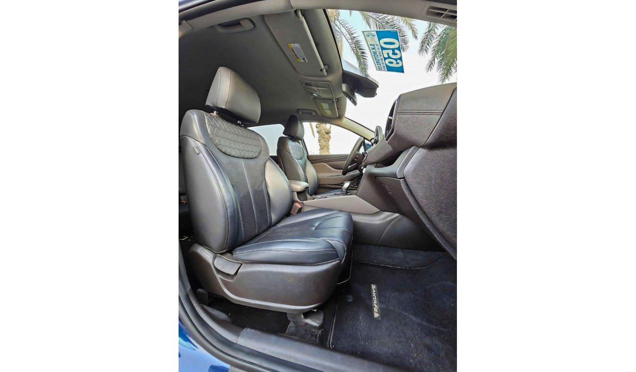 هيونداي سانتا في SE/ RADAR/ LANE ASSIST/ LEATHER SEATS/ DVD CAMERA/ LOT# 35098