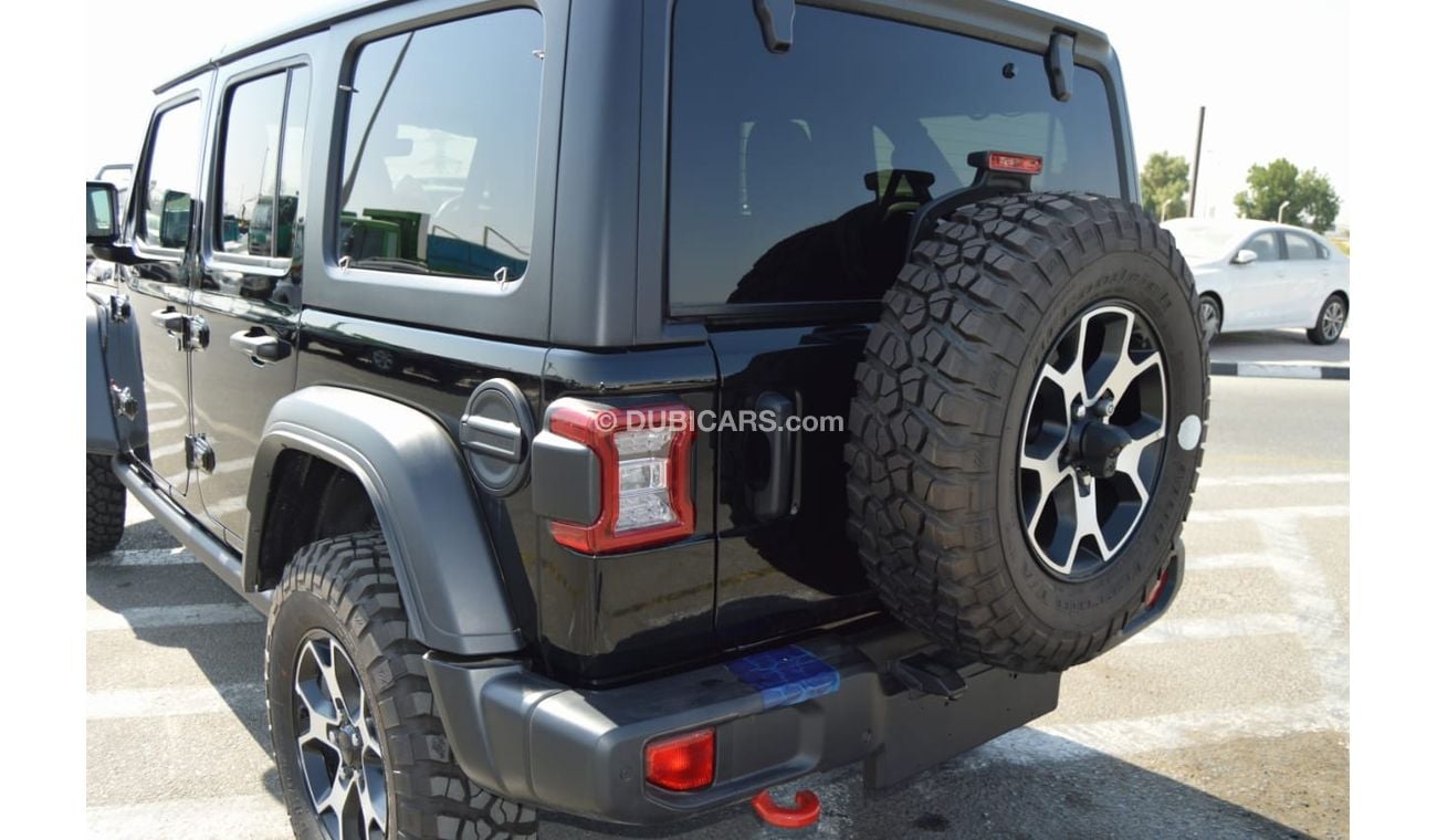 جيب رانجلر JEEP WRANGLER RUBICON 4WD-3.6L PETROL - AUTOMATIC TRANSMATION - BLACK