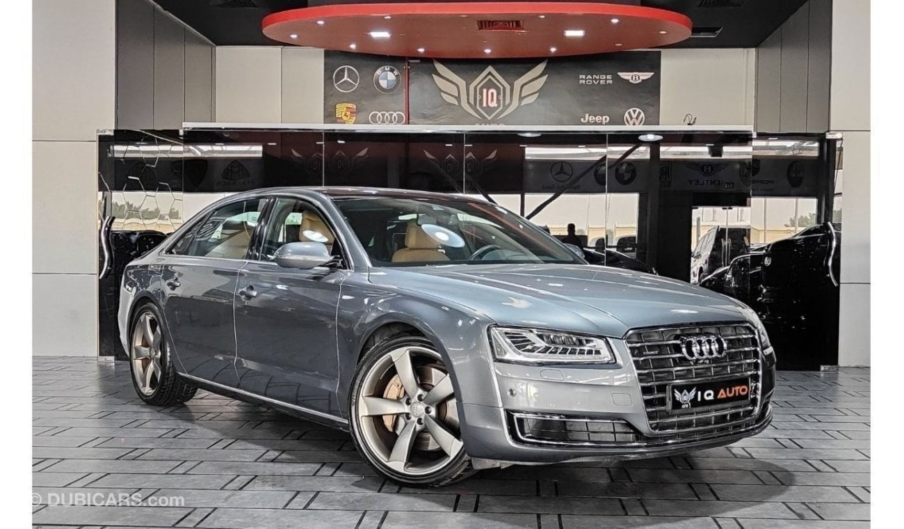 Audi A8 L 60 TFSI quattro Rear Package AED 2,100 P.M | 2016 AUDI A8L 60 TFSI QUATTRO 4.0 L V8  | GCC | FULL 