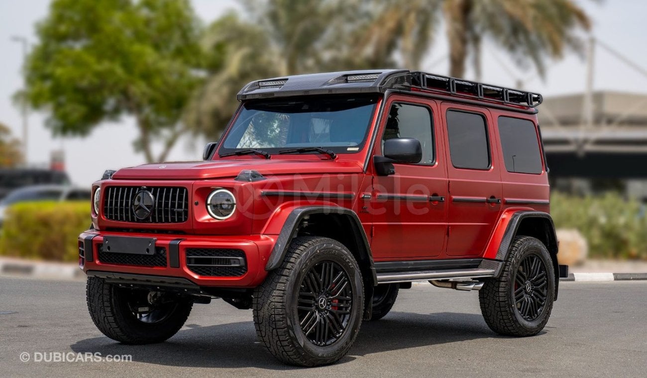 مرسيدس بنز G 63 AMG 4X4² MAGNO RED MARVEL WITH AMG NIGHT PACKAGE II, BURMESTER SURROUND SYSTEM