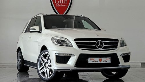 مرسيدس بنز ML 63 AMG Mercedes-Benz ML 63 AMG 5.5L-8CYL-Excellent Condition GCC Specs