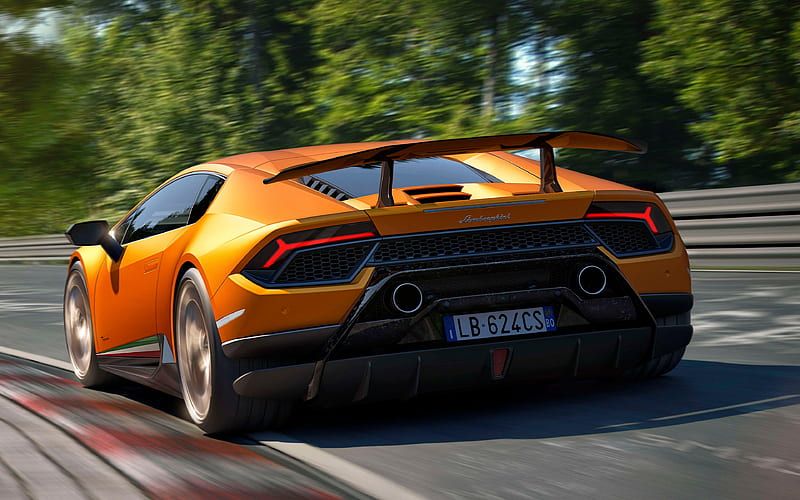 Lamborghini Huracan exterior - Rear Right Angled