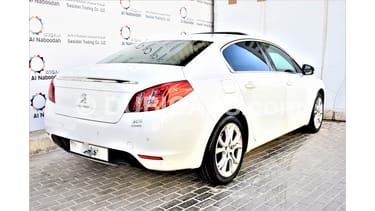 Peugeot 508 1 6l Allure 15 Gcc Specs With Sunroof Lether Seats Navigation For Sale Aed 24 900 White 15