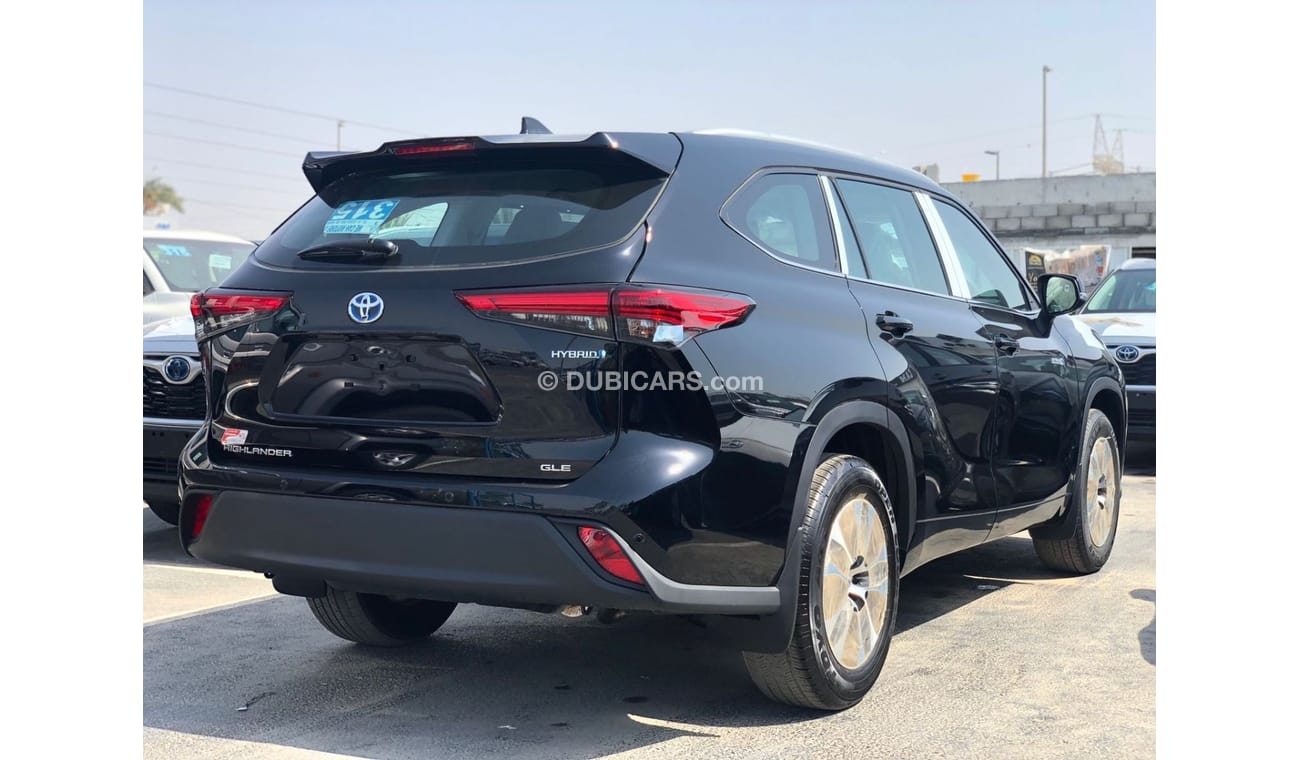 New GLE HEV BLACK TOYOTA HIGHLANDER GLE 2.5 2022 for sale in Dubai - 538325