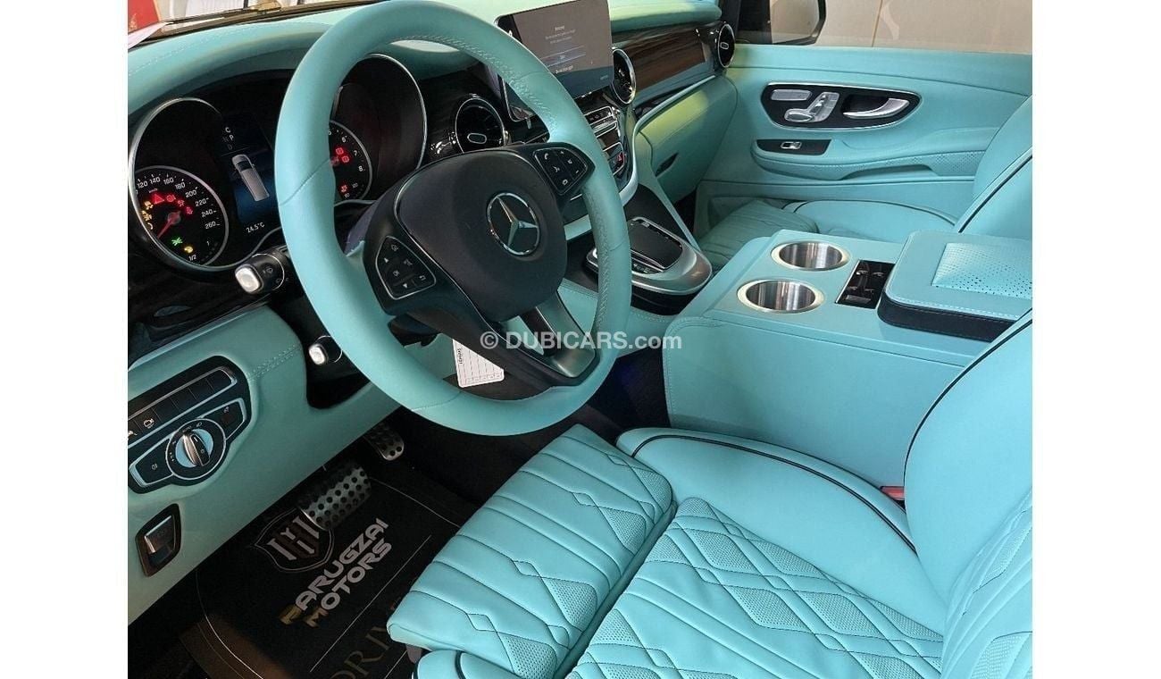 Mercedes-Benz V 250 Tiffany Blue VIP Interior I Brand New with 2Years Warranty and Service| GCC Specs