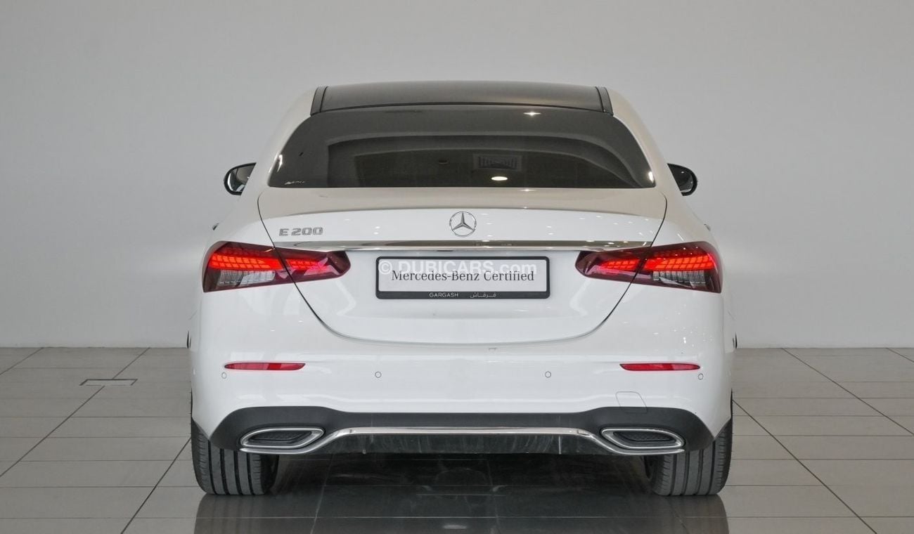 مرسيدس بنز E200 Saloon / Reference: VSB 33065 Certified Pre-Owned with up to 5 Years Service Package* and 5 Years Wa