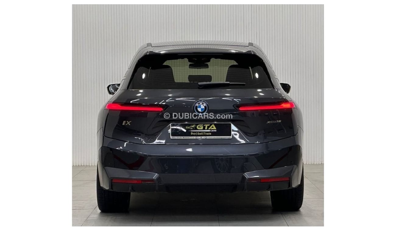 BMW iX 2023 BMW IX XDrive50 Sport Suite Edition, 6 Years Agency Warranty + 5 Years Service Contract, GCC