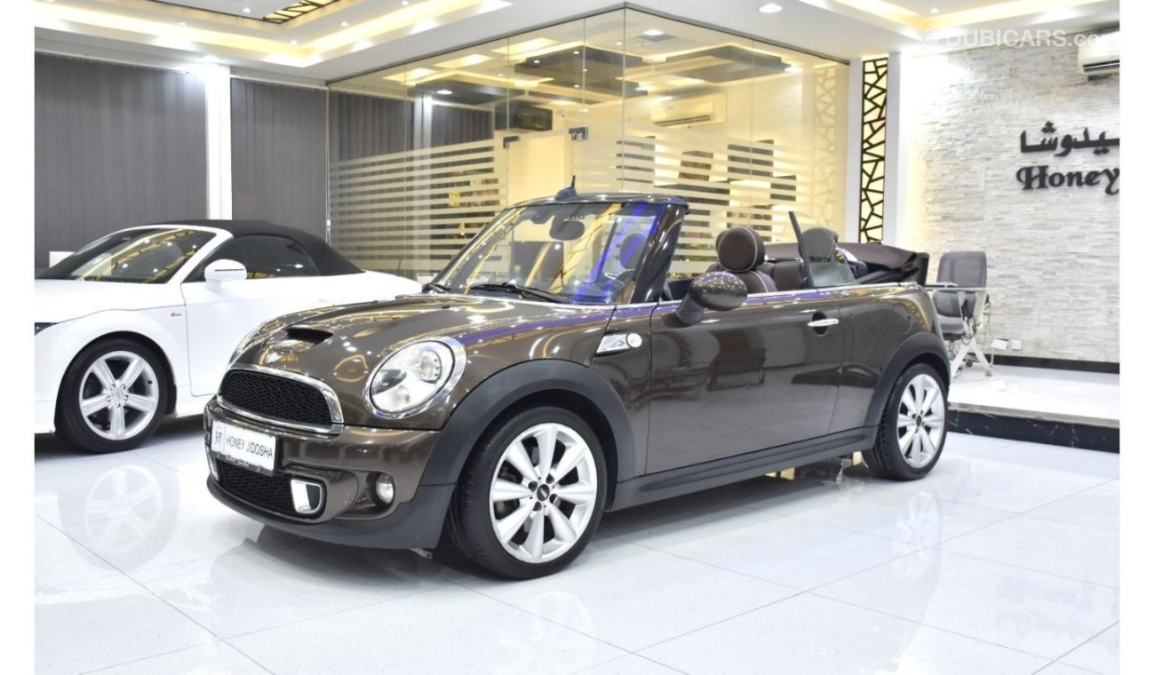 Mini Cooper S EXCELLENT DEAL for our Mini Cooper S Convertible ( 2011 Model ) in Brown Color GCC Specs