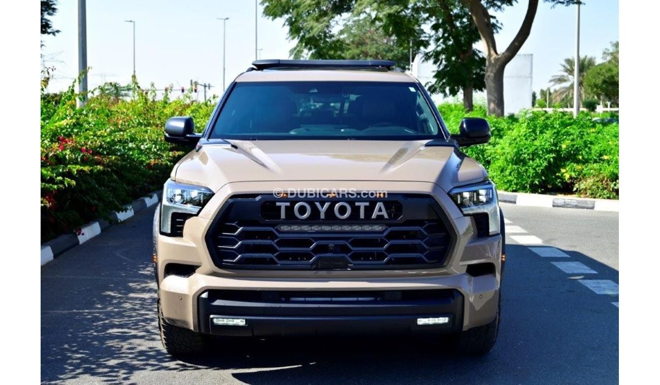 تويوتا سيكويا 2025 TOYOTA SEQUOIA TRD PRO HYBRID V6 3.5L TURBO 4WD 7-SEATER AT