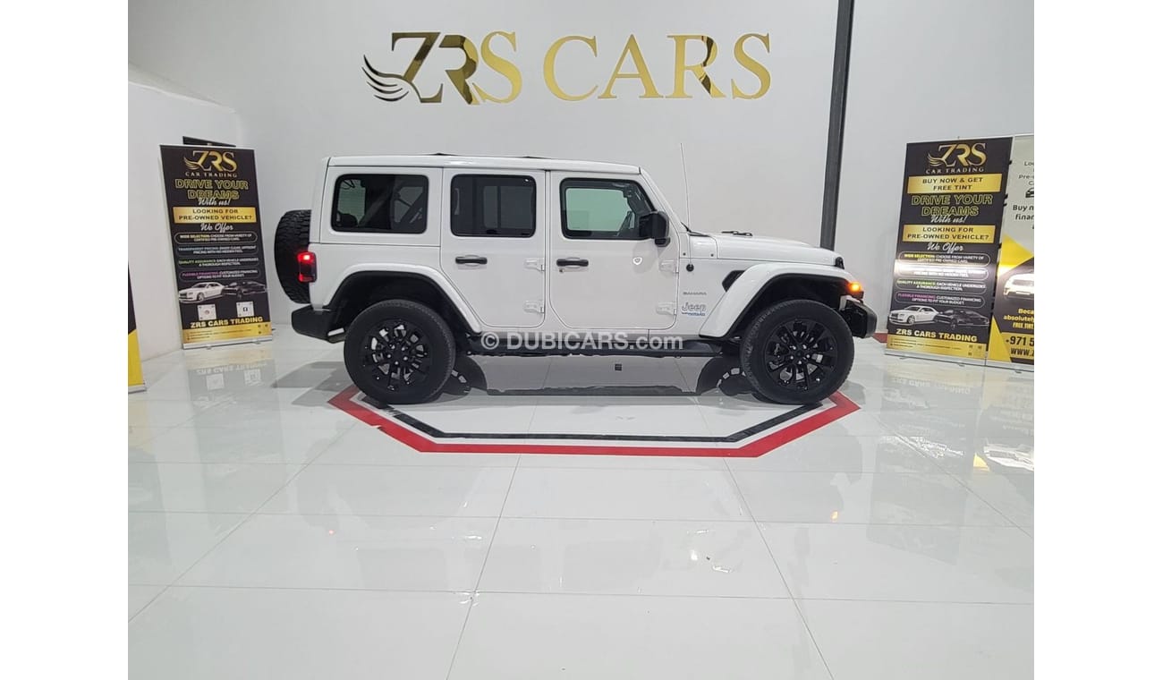 جيب رانجلر AED 1,499 P.M | 2021 JEEP WRANGLER 4XE | PLUG IN HYBRID | 2.0L 4WD | American Specs