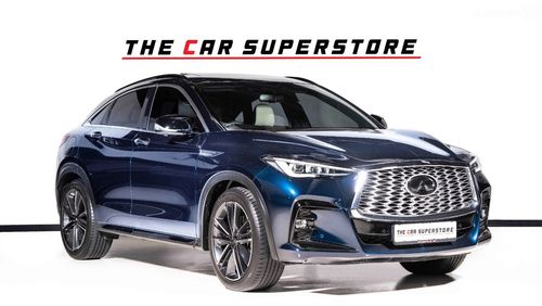 Infiniti QX55 2022 - INFINITI QX55 - SENSORY - FULL OPTION - GCC - AGENCY WARRANTY UNTIL 2027 - SERVICE CONTRACT