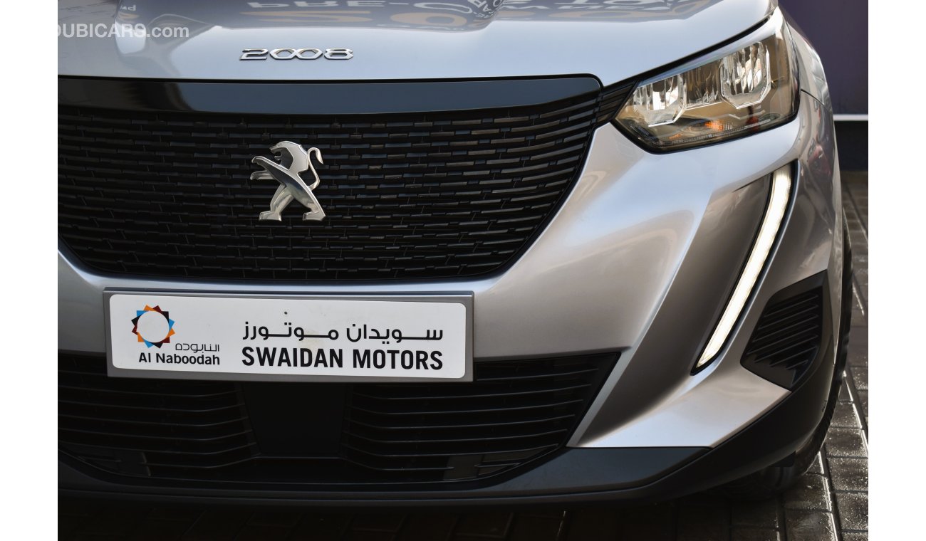 Peugeot 2008 AED 959 PM | 1.6L ACTIVE GCC AUTHORIZED DEALER MANUFACTURER WARRANTY UP TO 2026 OR 100K KM