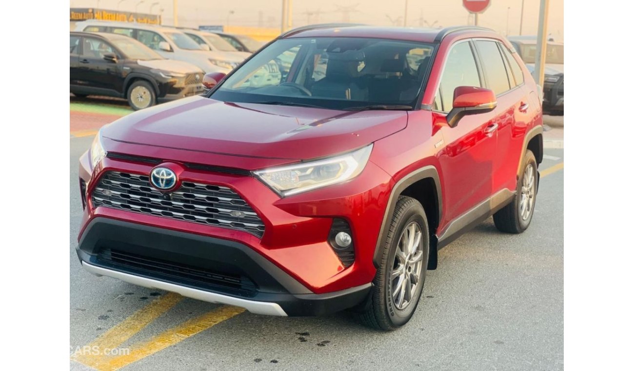 تويوتا راف ٤ Toyota RAV 4 Hybrid 2020 Red Color in Excellent Condition