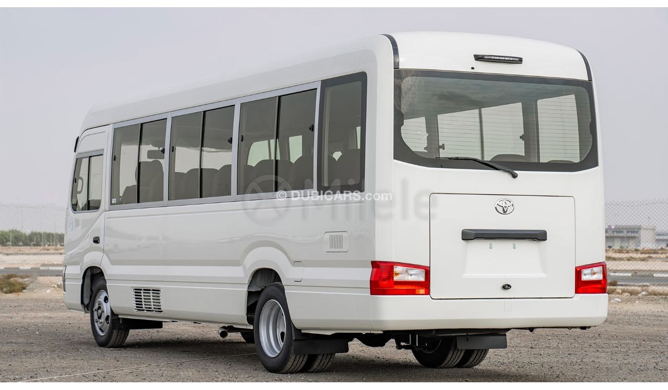 Toyota Coaster 2.7L PETROL 30-SEATER: WITH MANUAL AC, SNORKEL, AND ABS