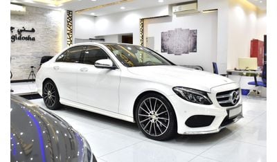 Mercedes-Benz C200 EXCELLENT DEAL for our Mercedes Benz C200 ( 2017 Model ) in White Color GCC Specs