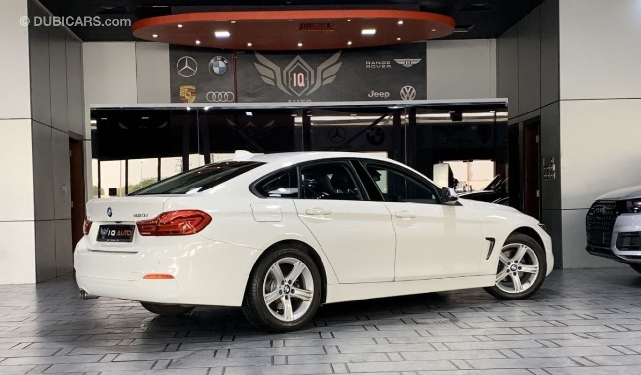 BMW 420i Sport Line AED 1,100 P.M | 2019 BMW 420i GRAN COUPE | AGMC SERVICE CONTRACT | UNDER WARRANTY | GCC |