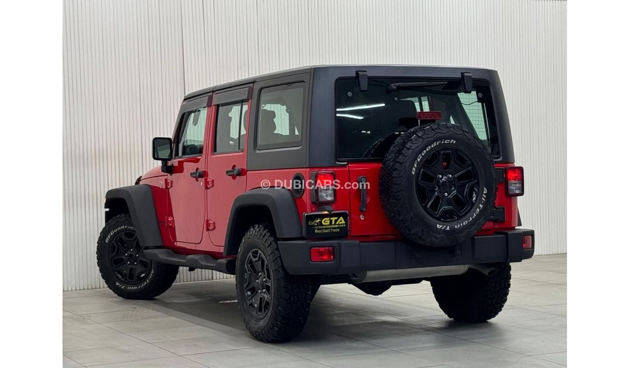 جيب رانجلر Unlimited Willys 3.6L A/T 2018 Jeep Wrangler Unlimited Willys, Warranty, Full Service History, Excel