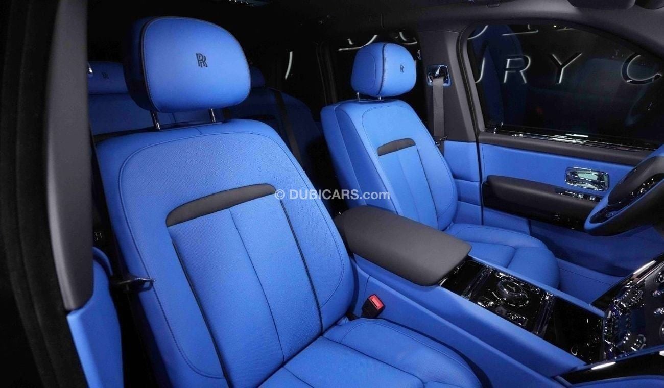 رولز رويس كولينان Black Badge Kit | Brand New | 2024 | Diamond Black | Interior Cobalto Blue